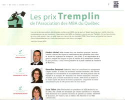 Prix Tremplin dans le journal de AMBAQ